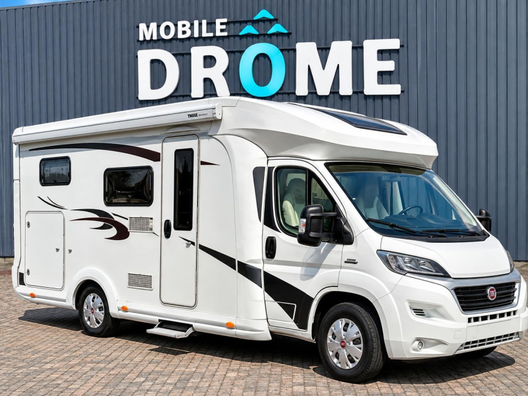 camper - Eura Mobil Terrestra 650 EB TV, Maxxfan, Res.wiel