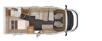 Camper met Frans bed huren, Luxe camper huren